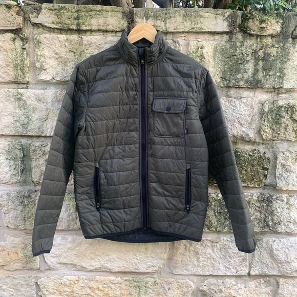 Faherty Atmosphere Puffer Jacket in Olive Green Size XS - Picture 1 of 4